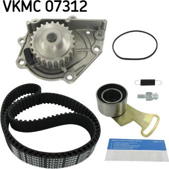 SKF VKMC 07312 - Pompa acqua + Kit cinghie dentate www.autoricambit.com