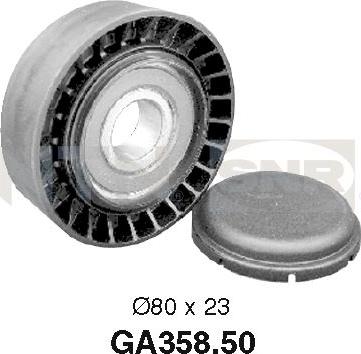 SNR GA358.50 - Galoppino/Guidacinghia, Cinghia Poly-V www.autoricambit.com
