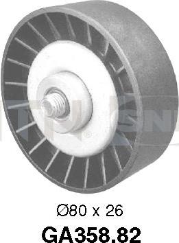 SNR GA358.82 - Galoppino/Guidacinghia, Cinghia Poly-V www.autoricambit.com