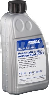 Swag 10 94 7716 - Olio cambio automatico www.autoricambit.com