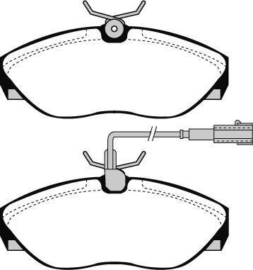 ATE 602850 - Kit pastiglie freno, Freno a disco www.autoricambit.com