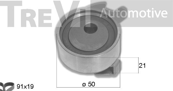 Trevi Automotive KD1478 - Kit cinghie dentate www.autoricambit.com