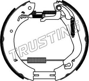 Trusting 6454 - Kit freno, freni a tamburo www.autoricambit.com