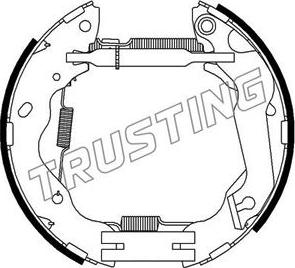 Trusting 6421 - Kit freno, freni a tamburo www.autoricambit.com