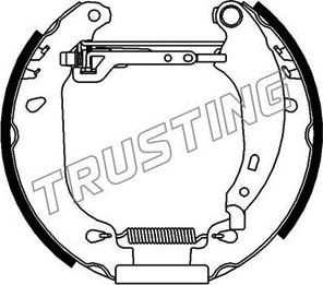 Trusting 616.0 - Kit freno, freni a tamburo www.autoricambit.com