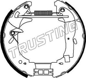 Trusting 634.0 - Kit freno, freni a tamburo www.autoricambit.com
