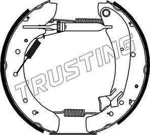 Trusting 6335 - Kit freno, freni a tamburo www.autoricambit.com
