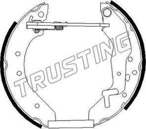 Trusting 6291 - Kit freno, freni a tamburo www.autoricambit.com