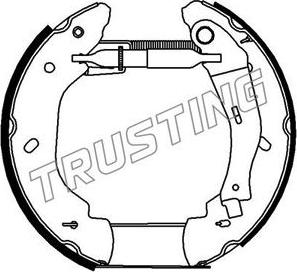 Trusting 6289 - Kit freno, freni a tamburo www.autoricambit.com