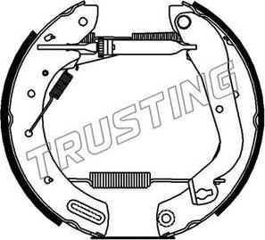 Trusting 622.0 - Kit freno, freni a tamburo www.autoricambit.com