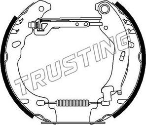 Trusting 6278 - Kit freno, freni a tamburo www.autoricambit.com