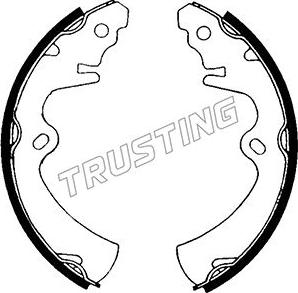 Trusting 049.110 - Kit freno, freni a tamburo www.autoricambit.com