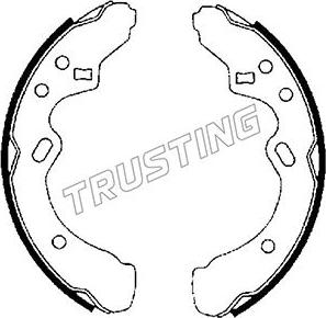 Trusting 049.131 - Kit freno, freni a tamburo www.autoricambit.com