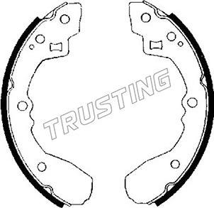 Trusting 049.122 - Kit freno, freni a tamburo www.autoricambit.com