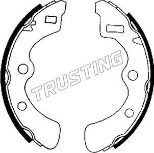 Trusting 044.009 - Kit freno, freni a tamburo www.autoricambit.com
