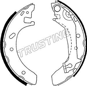 Trusting 040.137 - Kit freno, freni a tamburo www.autoricambit.com
