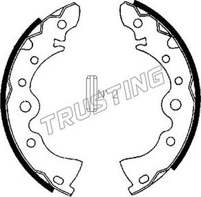 Trusting 067.167 - Kit freno, freni a tamburo www.autoricambit.com