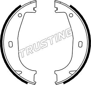 Trusting 019.026 - Kit ganasce, Freno stazionamento www.autoricambit.com