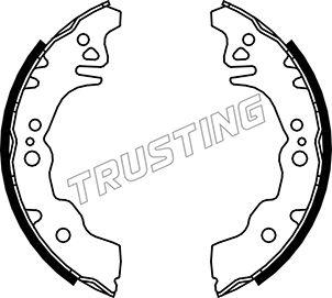 Trusting 026.352 - Kit freno, freni a tamburo www.autoricambit.com