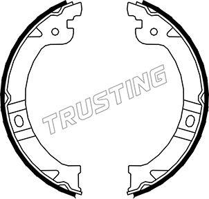 Trusting 023.002 - Kit ganasce, Freno stazionamento www.autoricambit.com