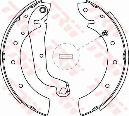 TRW GS8622 - Kit freno, freni a tamburo www.autoricambit.com