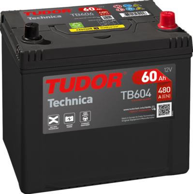 Tudor TB604 - Batteria avviamento www.autoricambit.com