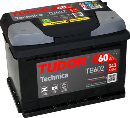 Tudor TB602 - Batteria avviamento www.autoricambit.com