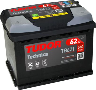 Tudor TB621 - Batteria avviamento www.autoricambit.com