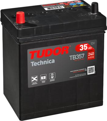 Tudor TB357 - Batteria avviamento www.autoricambit.com