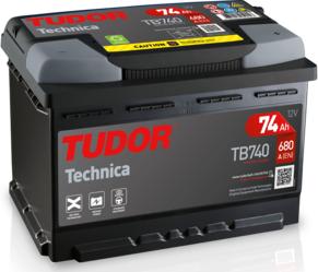Tudor TB740 - Batteria avviamento www.autoricambit.com
