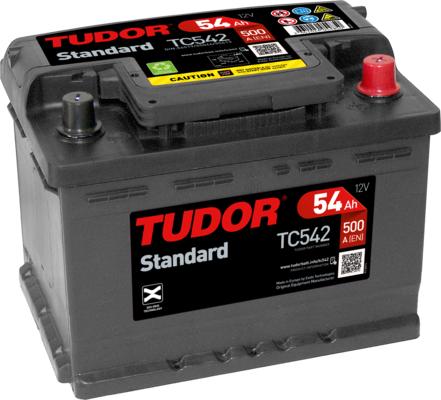Tudor TC542 - Batteria avviamento www.autoricambit.com