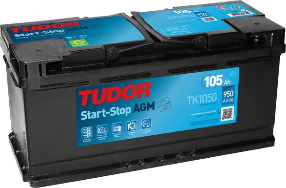 Tudor TK1050 - Batteria avviamento www.autoricambit.com