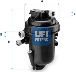 UFI 55.084.00 - Filtro carburante www.autoricambit.com