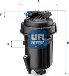 UFI 55.163.00 - Filtro carburante www.autoricambit.com