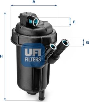 UFI 55.116.00 - Filtro carburante www.autoricambit.com