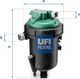 UFI 55.175.00 - Filtro carburante www.autoricambit.com