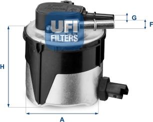 UFI 55.170.00 - Filtro carburante www.autoricambit.com
