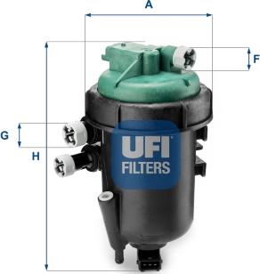 UFI 55.178.00 - Filtro carburante www.autoricambit.com