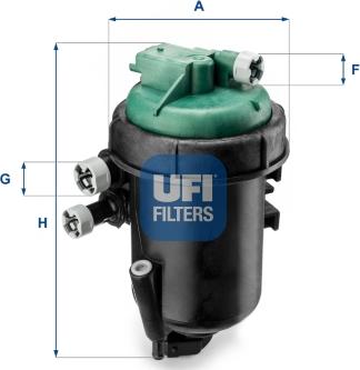 UFI 55.173.00 - Filtro carburante www.autoricambit.com