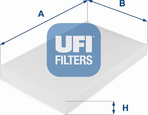 UFI 53.038.00 - Filtro, Aria abitacolo www.autoricambit.com