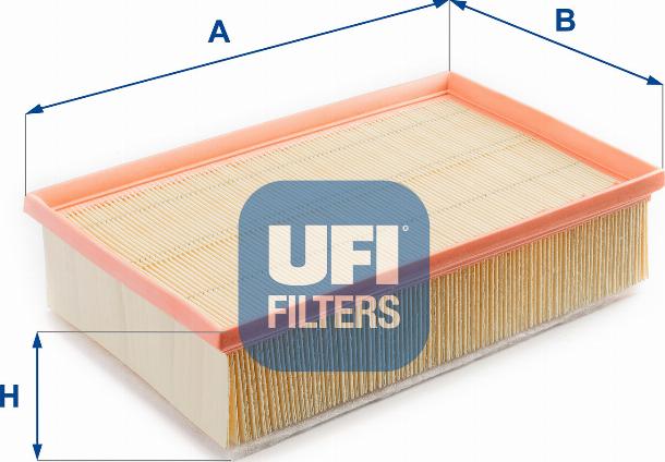 UFI 30.587.00 - Filtro aria www.autoricambit.com