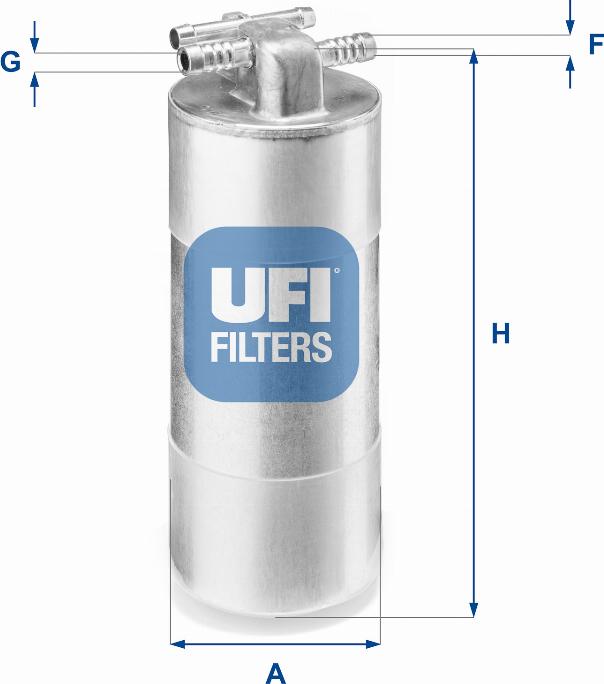 UFI 31.953.00 - Filtro carburante www.autoricambit.com