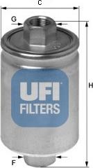 UFI 31.564.00 - Filtro carburante www.autoricambit.com