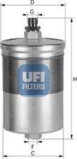 UFI 31.563.00 - Filtro carburante www.autoricambit.com
