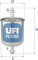 UFI 31.529.00 - Filtro carburante www.autoricambit.com