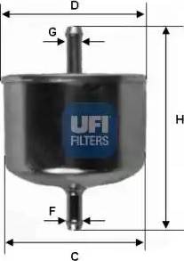UFI 31.528.00 - Filtro carburante www.autoricambit.com