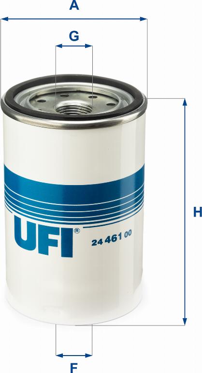 UFI 24.461.00 - Filtro carburante www.autoricambit.com