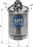 UFI 24.425.00 - Filtro carburante www.autoricambit.com