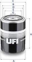 UFI 24.471.00 - Filtro carburante www.autoricambit.com