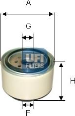 UFI 24.338.00 - Filtro carburante www.autoricambit.com